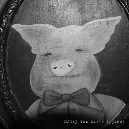 Three Little Pigs Pig in Bowtie